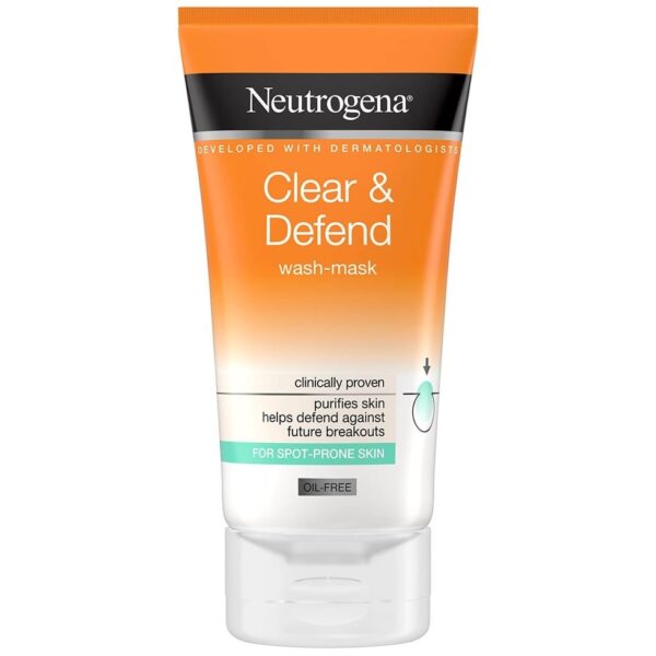 Neutrogena Clear & Defend 2 in 1 Wash-Mask 150 ML