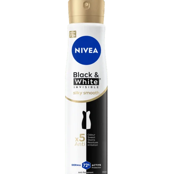 Nivea Black & White Invisible Silky Smooth Body Spray 200 ML