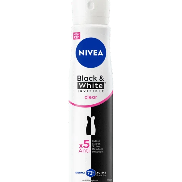 Nivea Black & White Original 72h Anti-Perspirant Deodorant Spray 250 ML