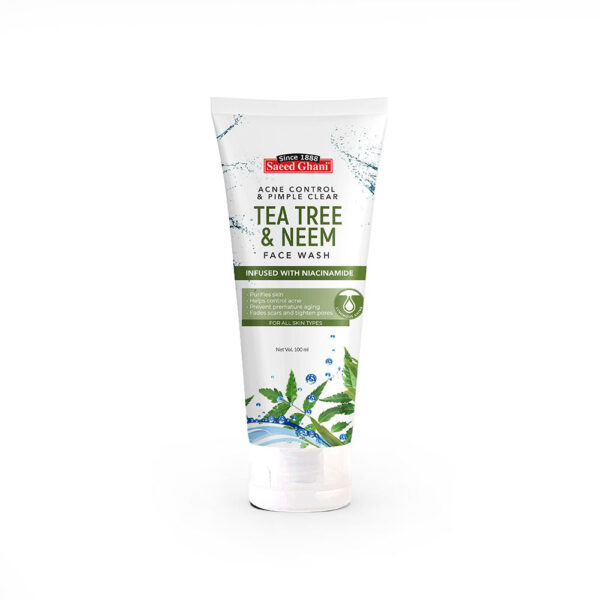 Saeed Ghani Tea Tree & Neem Face Wash 100 ML