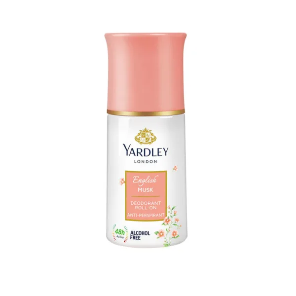 Yardley English Musk Roll On For Women 50ml