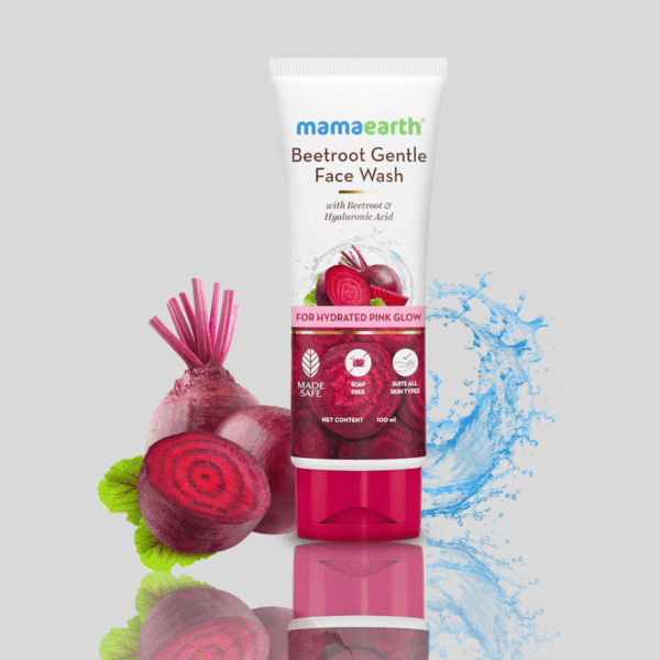 Mama Earth Beetroot & Hyaluronic Acid Face Wash 100ml