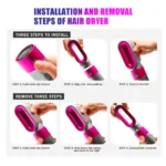 5 in 1 Hot Hair Dryer With Free Mini Spray - Limited Stock