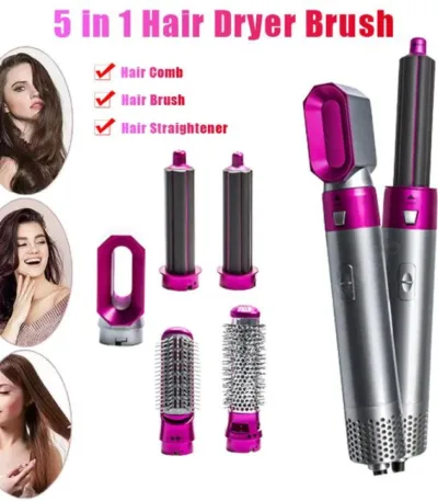 5 in 1 Hot Hair Dryer With Free Mini Spray - Limited Stock