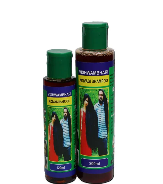 Original Adivasi Hair Shampoo & Hair Oil Bundle