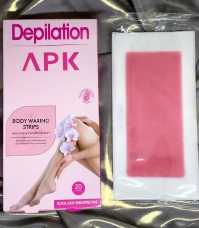 APK Depilation Quick Easy & Effective Body Waxing Strips 20pcs
