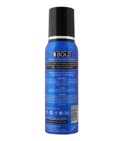 Bold Aqua Perfumed Body Spray - 120ml