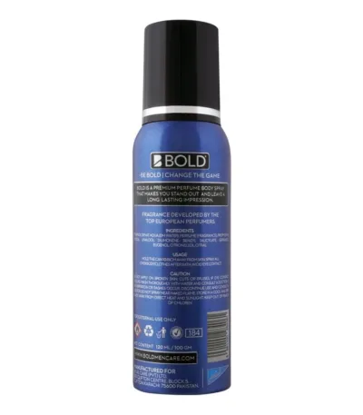 Bold Electric Perfumed Body Spray - 120ml
