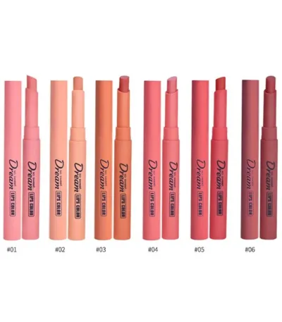 Heng Fang Silky Touch Refreshing Matte Dream Lips - Pack Of 6