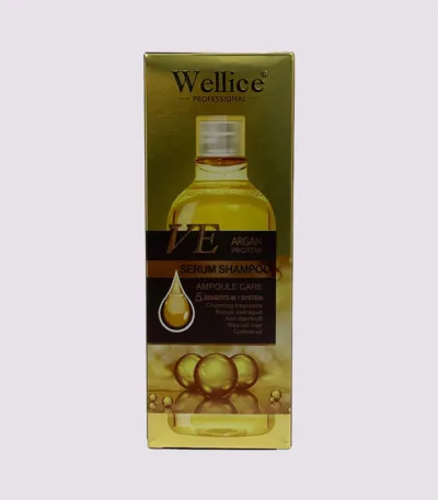Wellice Professional VE Argan Protein Ampoule Care Serum Shampoo, 500ml
