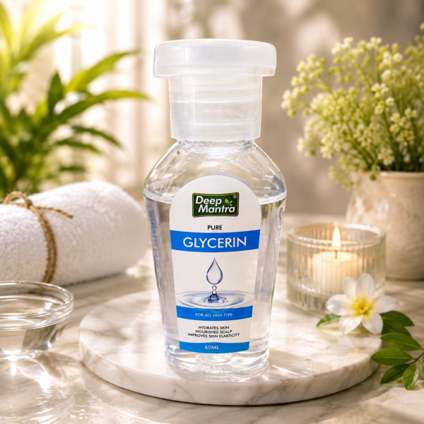 Deep Mantra Pure Glycerin 60ml – Hydrating & Moisturizing Skin Care for All Skin Types