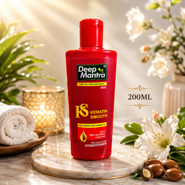Deep Mantra Keratin Smooth Conditioner with Keratin & Argan Oil – 200ml