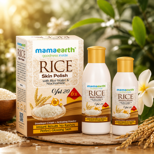 Mamaearth Rice Skin Polish with Rice Water & Niacinamide