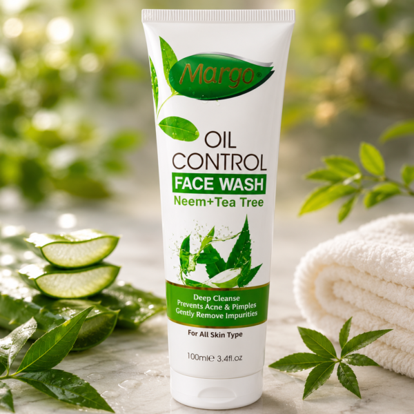 Margo Oil Control Face Wash with Neem & Tea Tree, 100ml