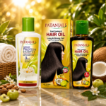 Patanjali Hair Care Combo – Milky Protein Shampoo & Total Treatment Hair Oil