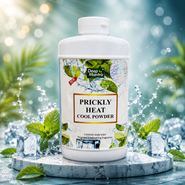 Deep Mantra Prickly Heat Cool Powder – Refreshing Body Powder