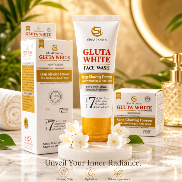 Shudh Indian Gluta White Face Wash