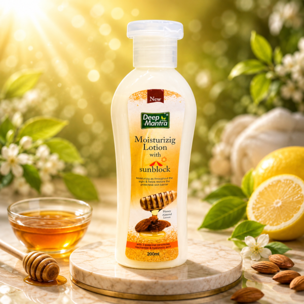 Deep Mantra Honey Almond Lemon Moisturizing Lotion 200ml