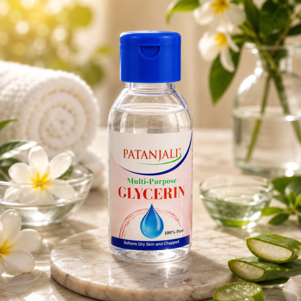 Patanjali Multi-Purpose Glycerin 100% Pure – Moisturizer for Dry Skin & Chapped Skin