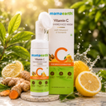 Mamaearth Vitamin C Foaming Face Wash with Turmeric & Brush - Image 2