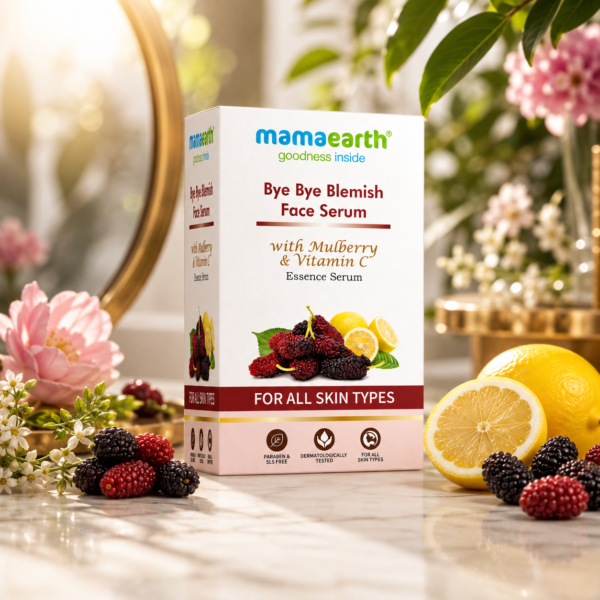 Mamaearth Bye Bye Blemish Face Serum with Mulberry & Vitamin C