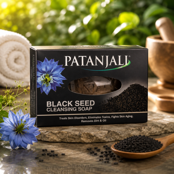 Patanjali Black Seed Cleansing Soap – Herbal Soap for Deep Cleansing & Daily Skin Care