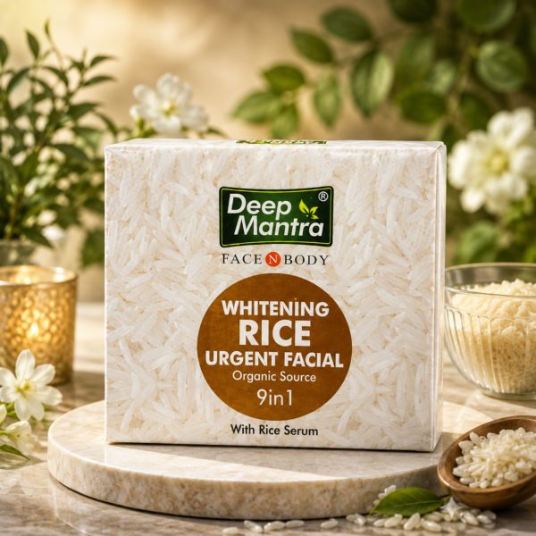 Deep Mantra Rice Facial 9 in 1 with Rice Serum – Face & Body