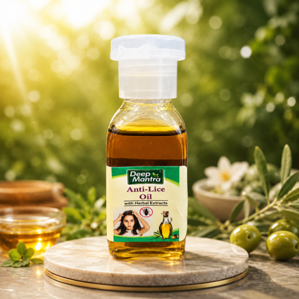 Deep Mantra Anti-Lice Oil with Herbal Extracts – Hair & Scalp Care Oil