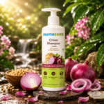 Mamaearth Onion Shampoo with Onion & Plant Keratin for Hair Fall Control, Paraben & SLS Free, Dermatologically Tested, 250 ml - Image 2