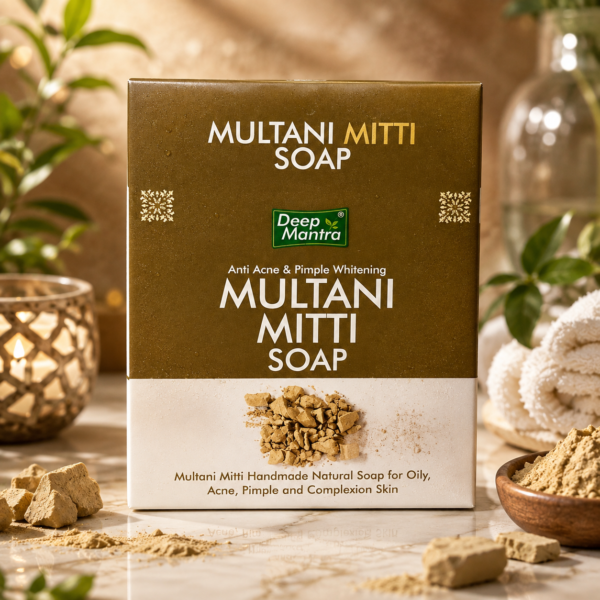 Deep Mantra Multani Mitti Soap – Anti-Acne & Oil Control