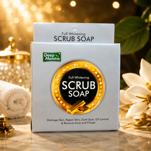 Deep Mantra Full Whitening Scrub Soap – Oil & Dark Spot Care